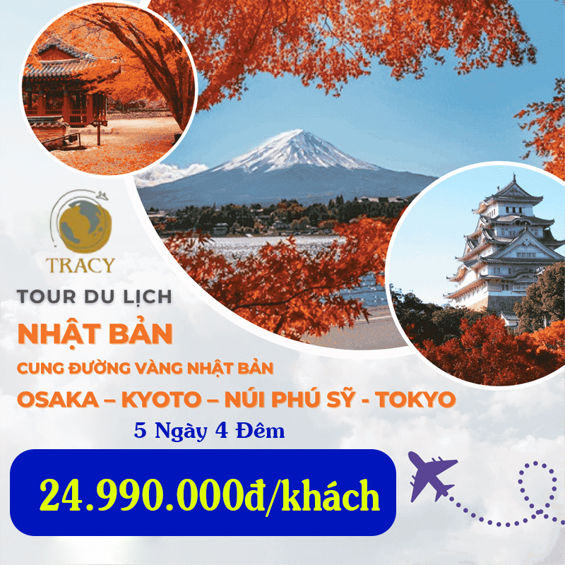 HÀ NỘI – OSAKA – KYOTO – NÚI PHÚ SĨ - TOKYO (BAY VJ)